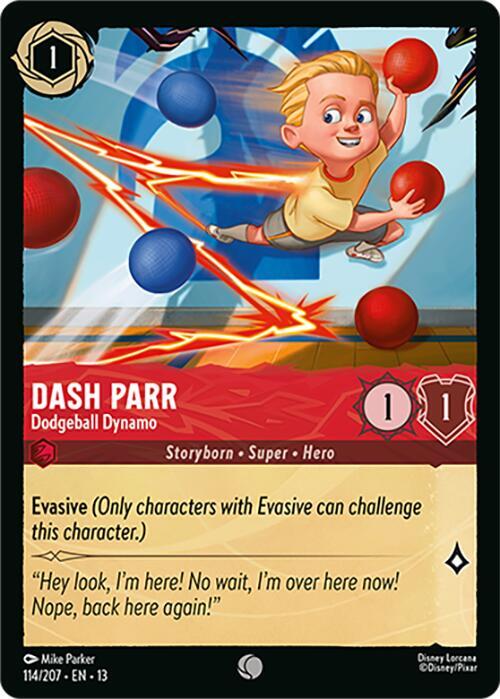 Dash Parr - Dodgeball Dynamo - Disney Lorcana