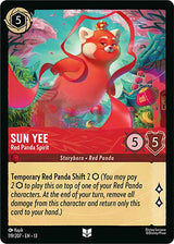 Sun Yee - Red Panda Spirit - Disney Lorcana
