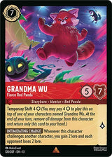 Grandma Wu - Fierce Red Panda - Disney Lorcana