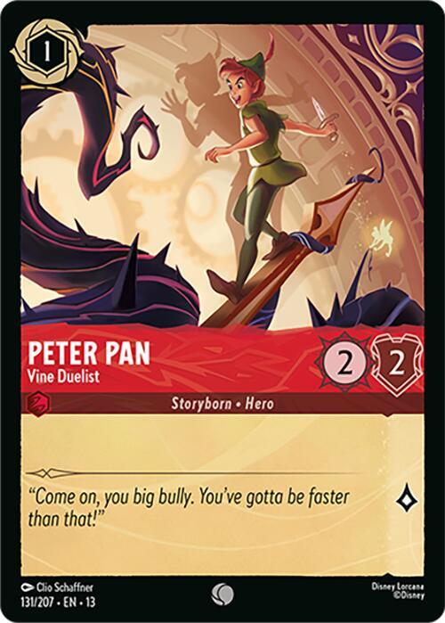 Peter Pan - Vine Duelist - Disney Lorcana