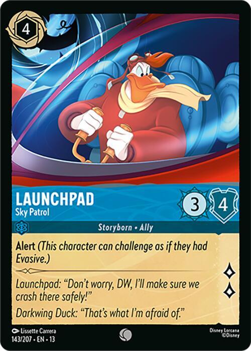 Launchpad - Sky Patrol - Disney Lorcana