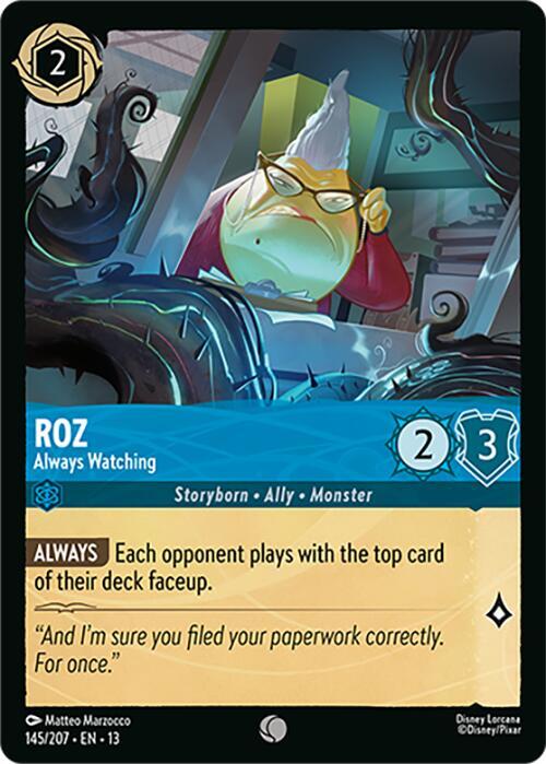 Roz - Always Watching - Disney Lorcana