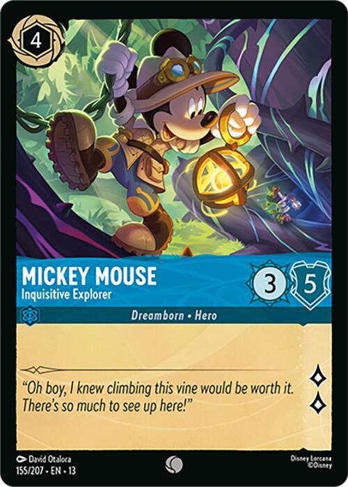 Mickey Mouse - Inquisitive Explorer - Disney Lorcana