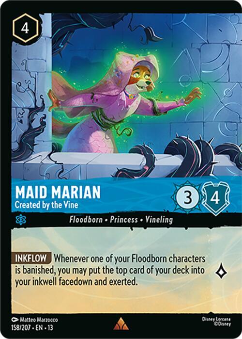 Maid Marian - Created by the Vine (Foil) - Disney Lorcana