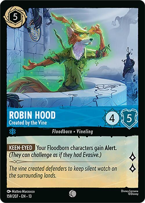 Robin Hood - Created by the Vine - Disney Lorcana
