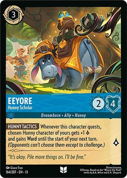 Eeyore - Hunny Scholar - Disney Lorcana