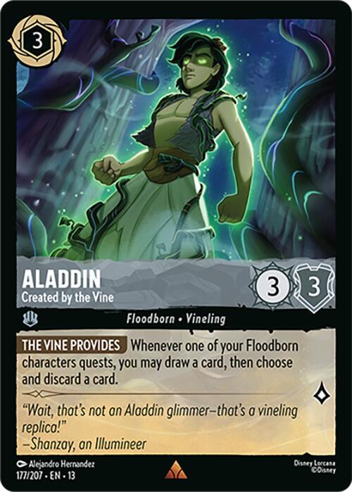 Aladdin - Created by the Vine - Disney Lorcana