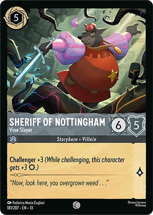 Sheriff of Nottingham - Vine Slayer - Disney Lorcana