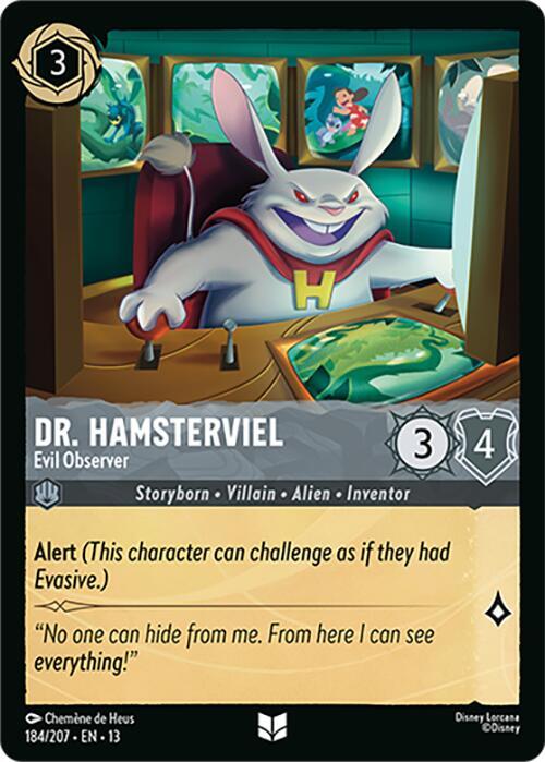 Dr. Hamsterviel - Evil Observer - Disney Lorcana