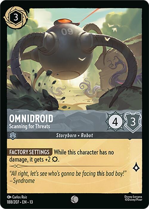Omnidroid - Scanning for Threats - Disney Lorcana