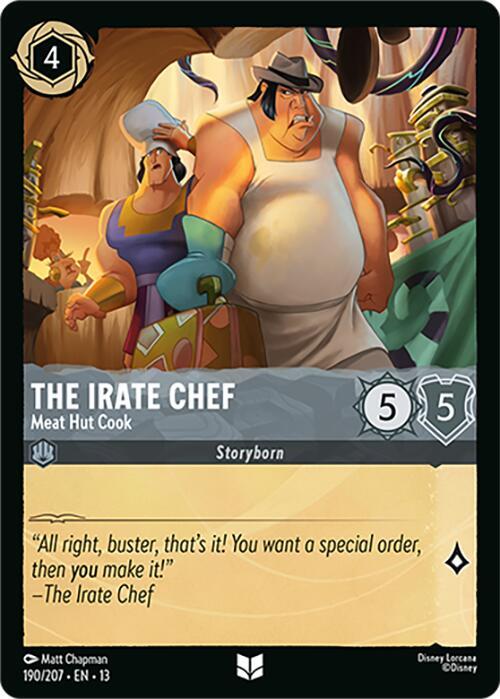 The Irate Chef - Meat Hut Cook - Disney Lorcana