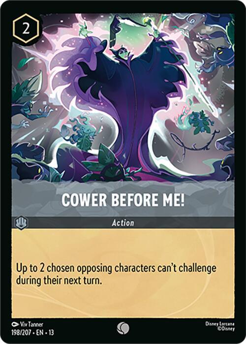Cower Before Me! - Disney Lorcana