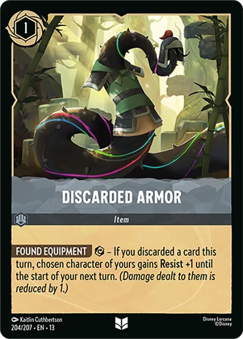 Discarded Armor - Disney Lorcana