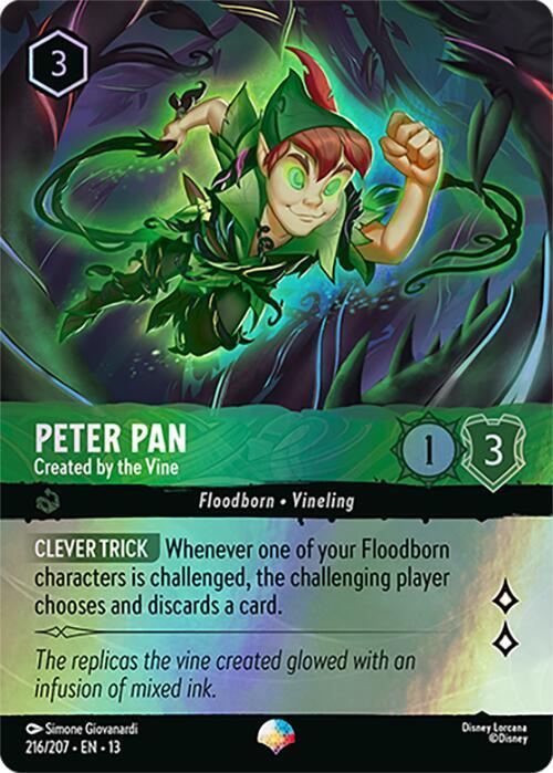 Peter Pan - Created by the Vine (Epic) - Disney Lorcana