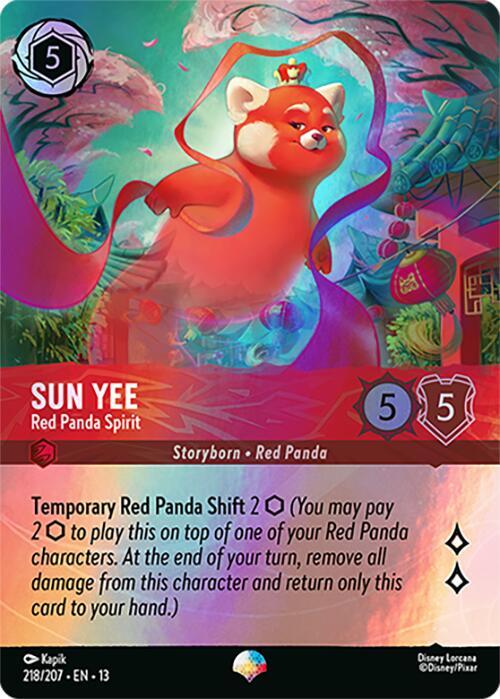 Sun Yee - Red Panda Spirit (Epic) - Disney Lorcana