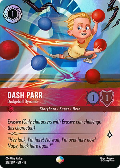 Dash Parr - Dodgeball Dynamo (Epic) - Disney Lorcana