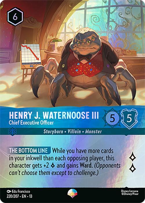 Henry J. Waternoose III - Chief Executive Officer (Epic) - Disney Lorcana