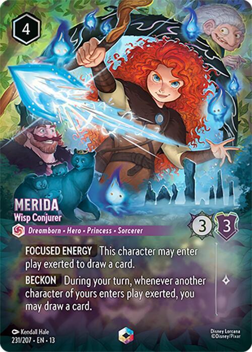 Merida - Wisp Conjurer (Enchanted) - Disney Lorcana