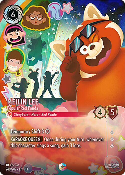Meilin Lee - Popular Red Panda (Enchanted) - Disney Lorcana