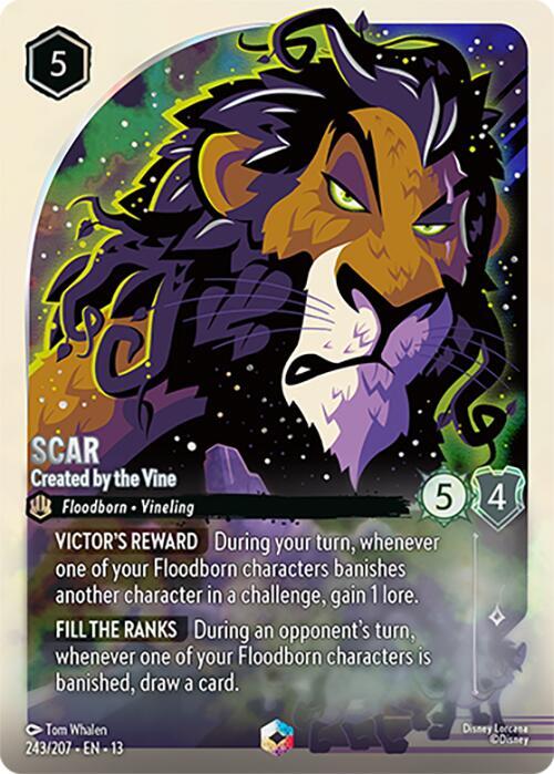Scar - Created by the Vine (Enchanted) - Disney Lorcana