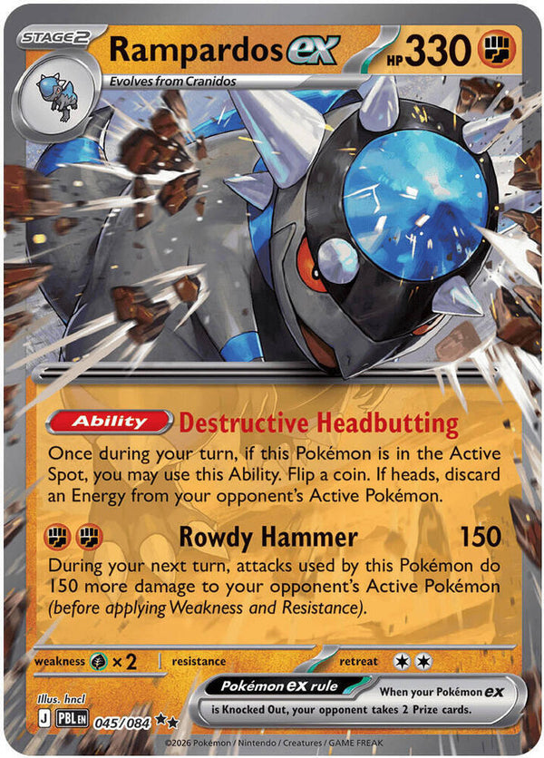 Rampardos ex - 045/084 - Pokémon