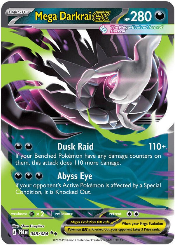 Mega Darkrai ex - 048/084 - Pokémon