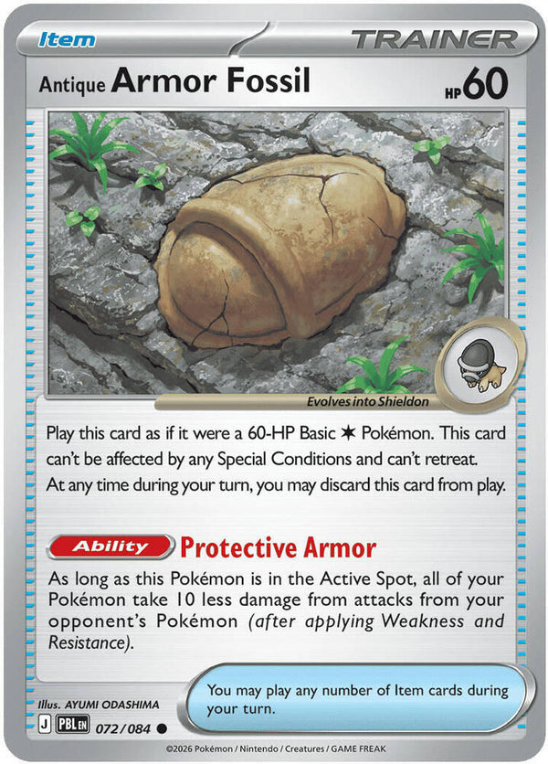 Antique Armor Fossil - Pokémon