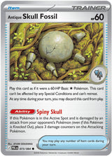 Antique Skull Fossil - Pokémon
