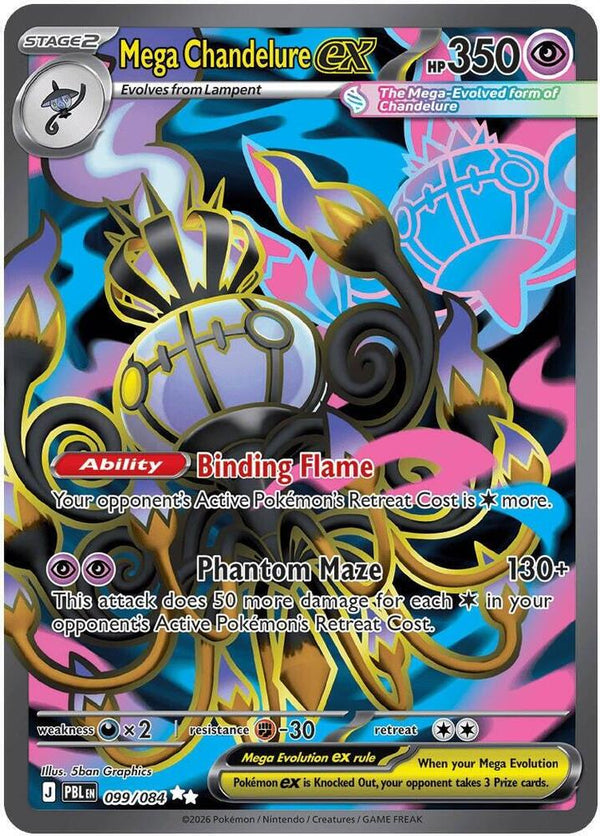 Mega Chandelure ex - 099/084 - Pokémon