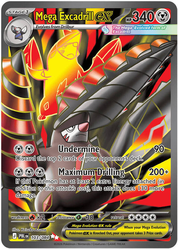 Mega Excadrill ex - 103/084 - Pokémon