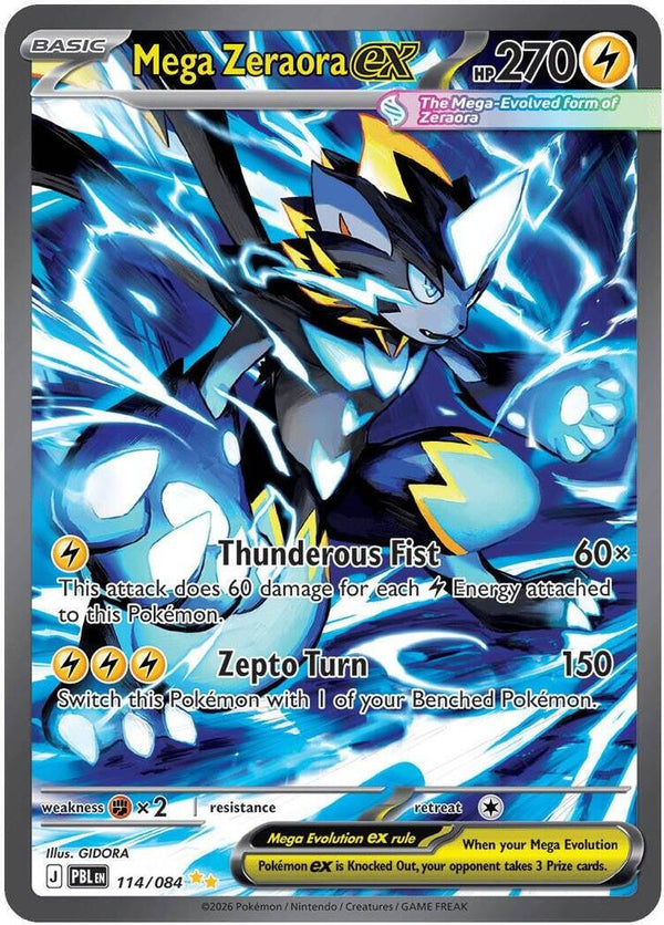 Mega Zeraora ex - 114/084 - Pokémon
