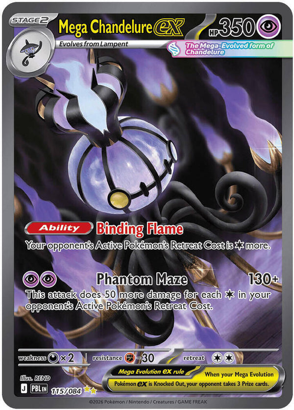 Mega Chandelure ex - 115/084 - Pokémon