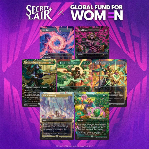 Secret Lair Drop: Secret Lair x Global Fund for Women: Their Magic is Limitless - Non-Foil Edition - Magic: The Gathering