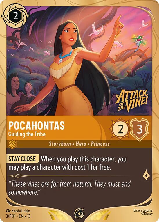Pocahontas - Guiding the Tribe - Disney Lorcana