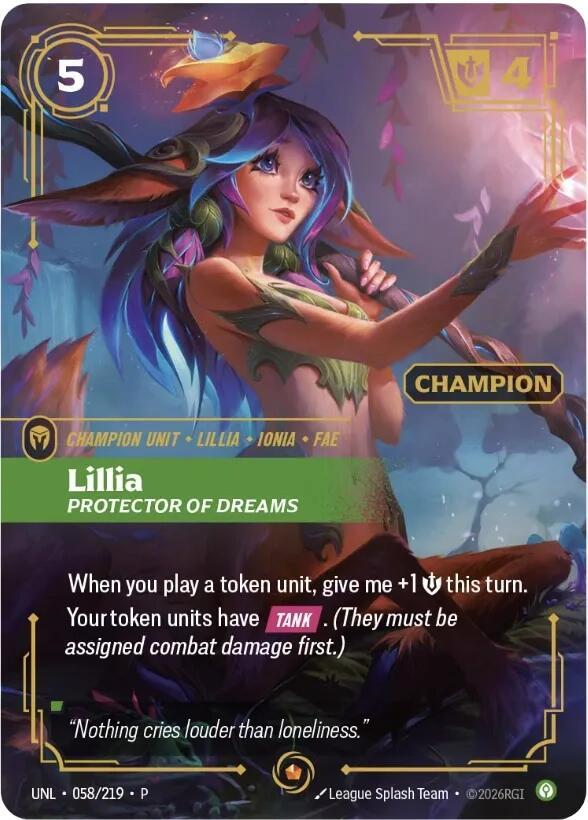 Lillia - Protector of Dreams (Champion) - Riftbound: League of Legends TCG