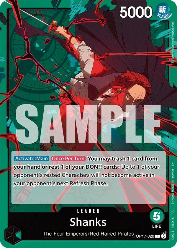 Shanks (020) - One Piece Card Game
