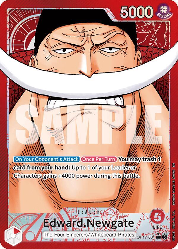 Edward.Newgate (001) (Alternate Art) - One Piece Card Game