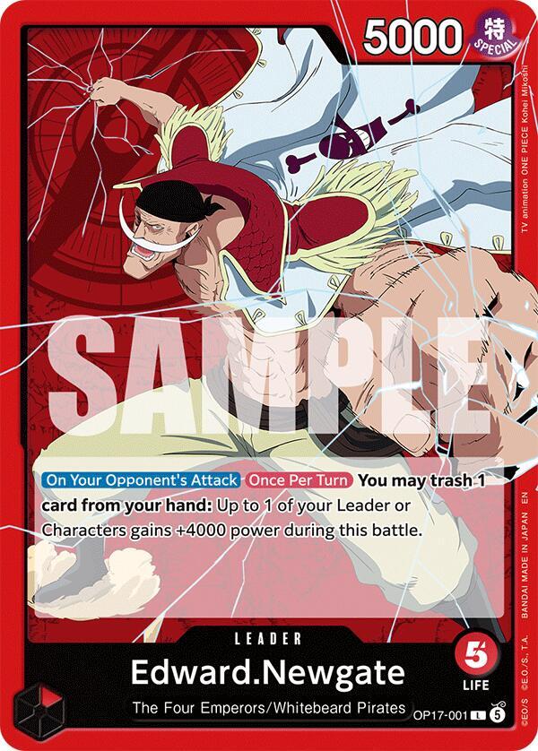 Edward.Newgate (001) - One Piece Card Game