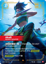 Akali, Deadly Weapon - Riftbound: League of Legends TCG