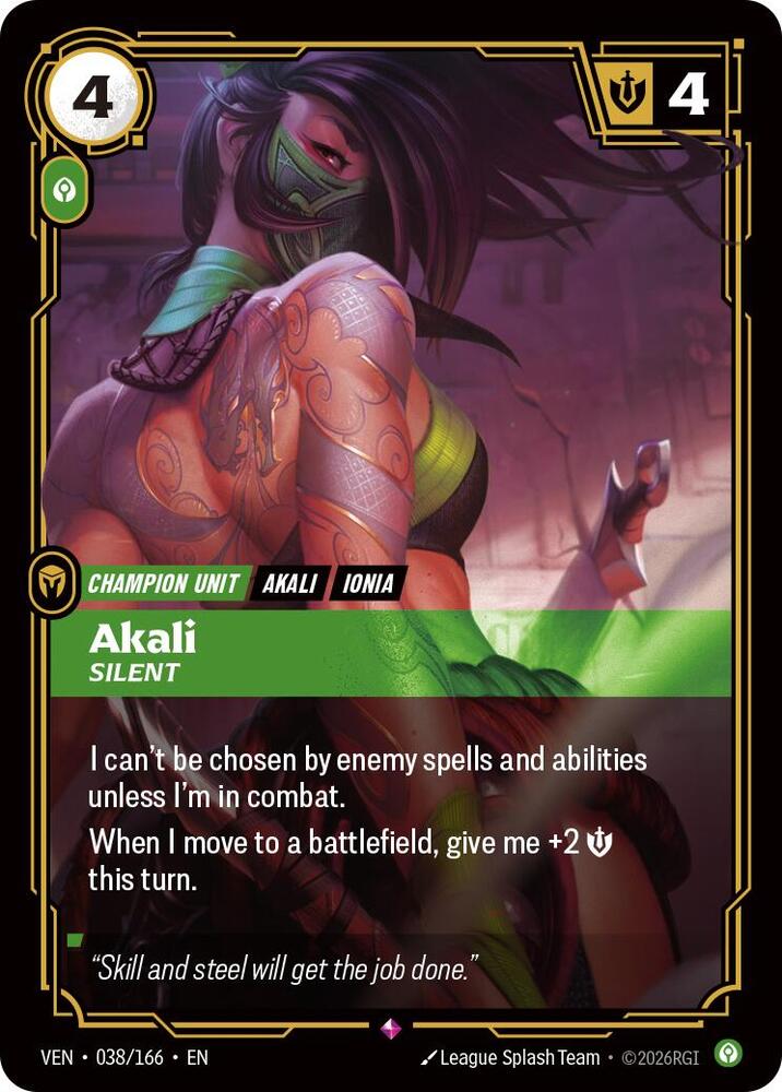 Akali, Silent