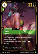 Akali, Silent - Riftbound: League of Legends TCG