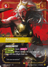 Ambessa - Respected and Feared (Alternate Art) - Riftbound: League of Legends TCG