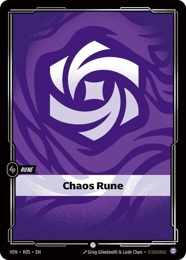 Chaos Rune - Riftbound: League of Legends TCG