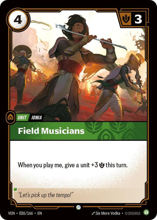 Field Musicians (VEN 026/166) - Riftbound: League of Legends TCG