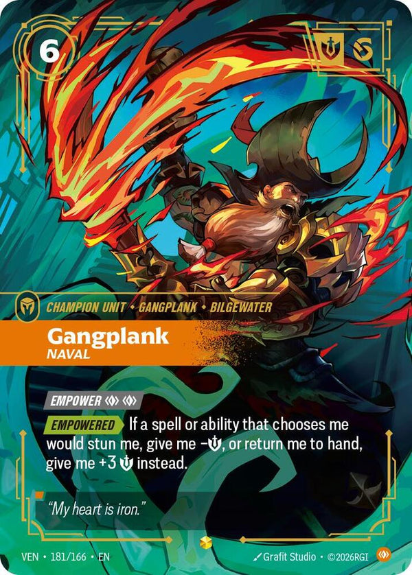 Gangplank - Naval (Overnumbered) - Riftbound: League of Legends TCG
