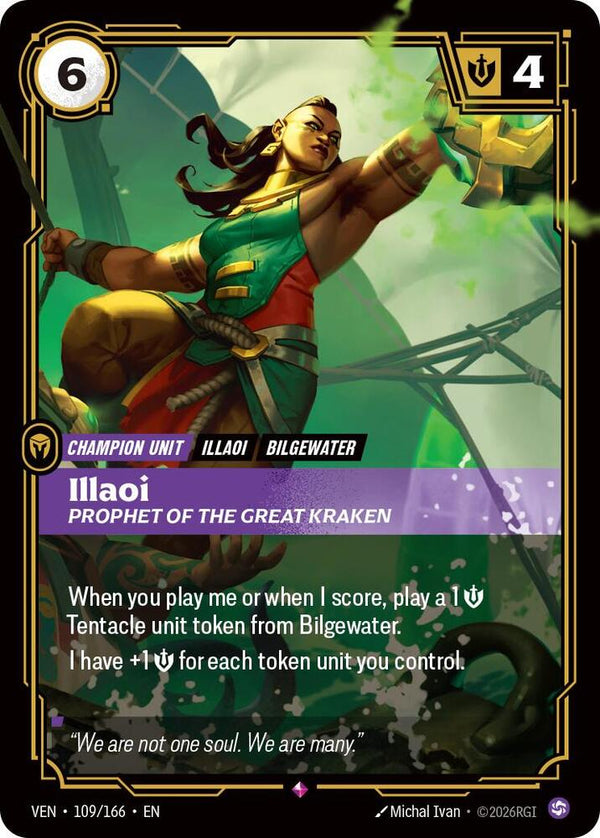 Illaoi, Prophet of the Great Kraken - Riftbound: League of Legends TCG