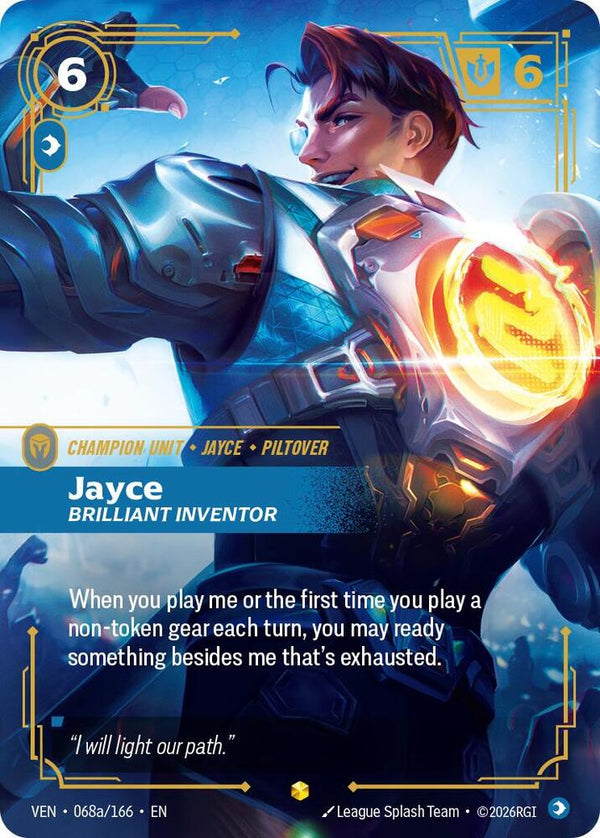Jayce - Brilliant Inventor (Alternate Art) - Riftbound: League of Legends TCG