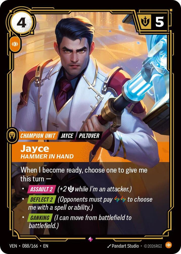 Jayce, Hammer in Hand - Riftbound: League of Legends TCG