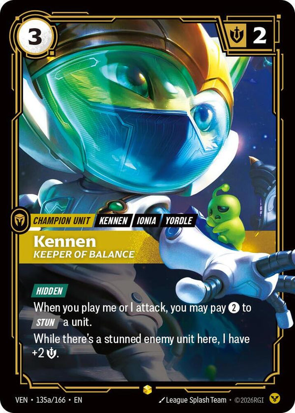 Kennen - Keeper of Balance (Alternate Art) - Riftbound: League of Legends TCG