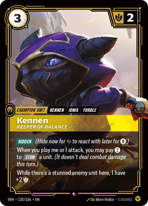 Kennen, Keeper of Balance - Riftbound: League of Legends TCG